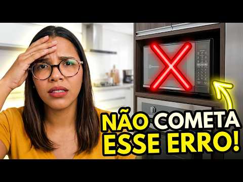 Micro ondas de Embutir Como Escolher e o que Cuidar na Instalação