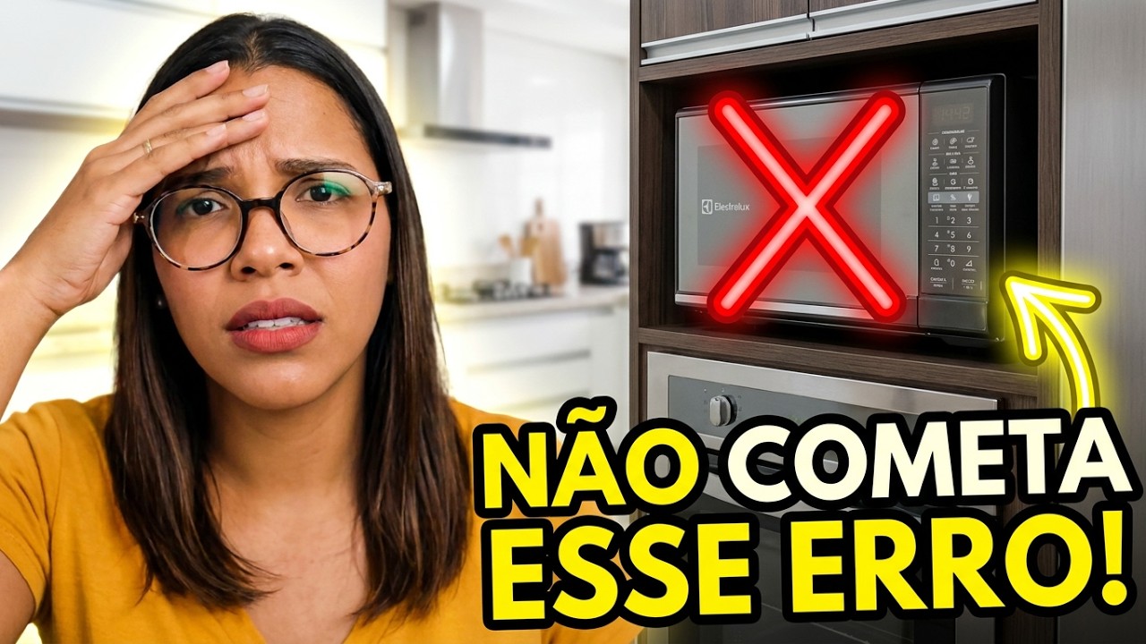 Micro ondas de Embutir Como Escolher e o que Cuidar na Instalação