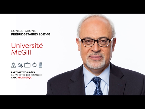 Consultations Prebudgetaires 2017-2018: Minister of Finance Carlos Leitão