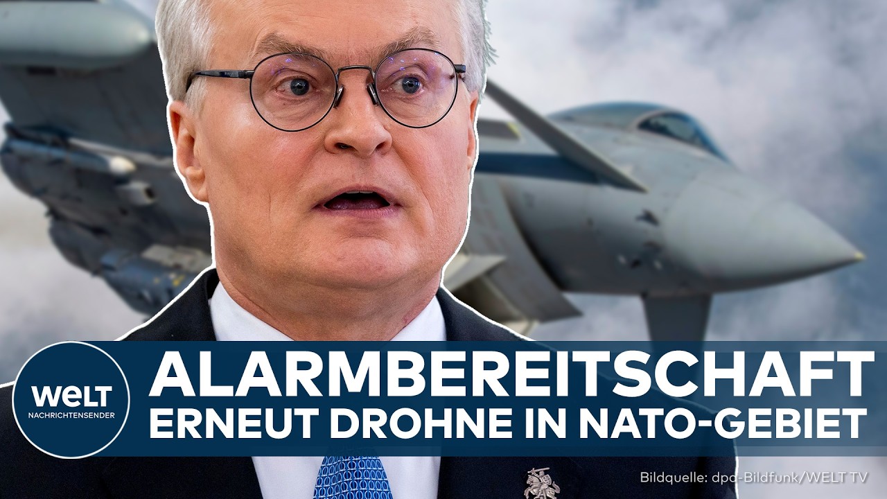 LITAUEN: Europa in Alarmbereitschaft – Erneut Drohne in NATO-Gebiet abgeschossen