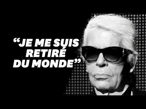 Karl Lagerfeld ne voulait pas laisser de trace