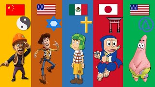 Cartoon Characters Religion From Different Countries | Pt.4