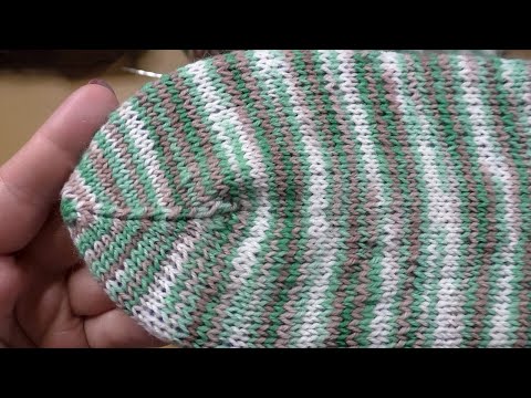 fast unsichtbare Bändchenspitze stricken / dünne Bändchenspitze stricken / Socken stricken