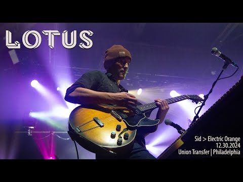 Lotus - Sid--Electric Orange 12.30.2024 Union Transfer - Philadelphia, PA 4K