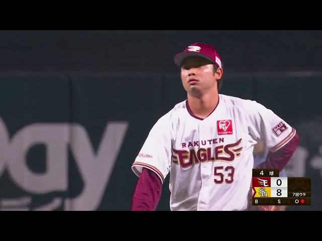 【7回裏】イーグルス・高田萌 この回を3者凡退に抑える好投を見せる!! 2021/7/12 H-E