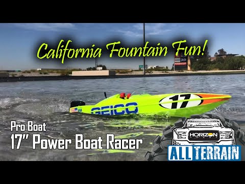 Horizon Hobby All Terrain: 17" Power Boat Racer Fountain Fun!
