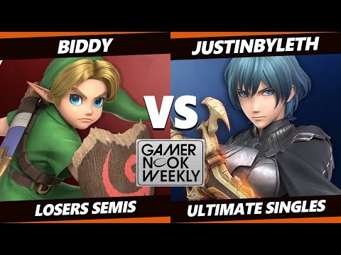 GNW 12 Losers Semis - Biddy (Young Link) Vs. Justinbyleth (Byleth) Smash Ultimate - SSBU
