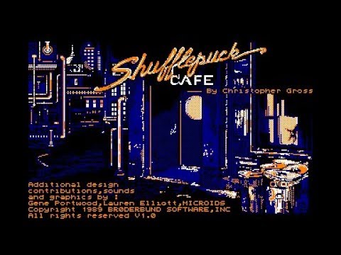 Shufflepuck Cafe Review for the Amstrad CPC by John Gage
