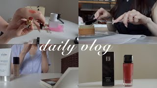 vlog / 都内社会人の日常👒夏に向けた購入品とnewコスメ,アフタヌーンティー