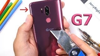 LG G7 ThinQ Durability Test! - Scratch, Burn, BEND tested!