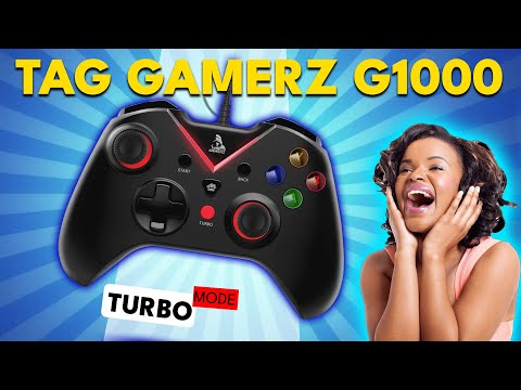 TAG Gamerz G1000 USB Wired Gamepad For PC/PS3, Pressure Sensitive Analog Triggers