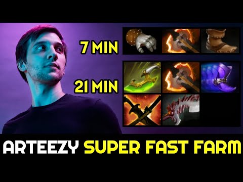 ARTEEZY Alchemist Super Fast Farm — 7min Battle Fury 7.28 Dota 2