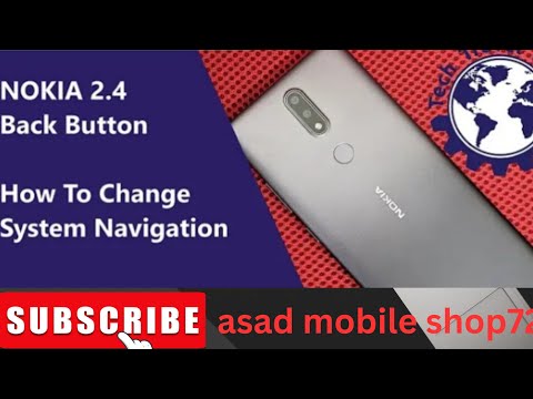 Nokia 2.4 back button how to change system navigation to 3 button navigation