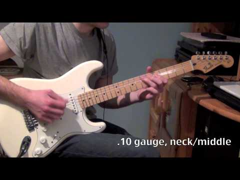 String Shootout - .10 vs .09 gauge