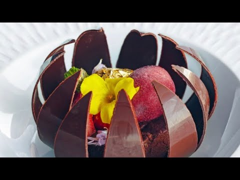 Chocolate Flowers That Bloom In Front Of Your Eyes! #nuwanchef