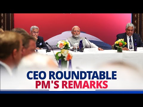 PM's remarks during CEO roundtable in New York