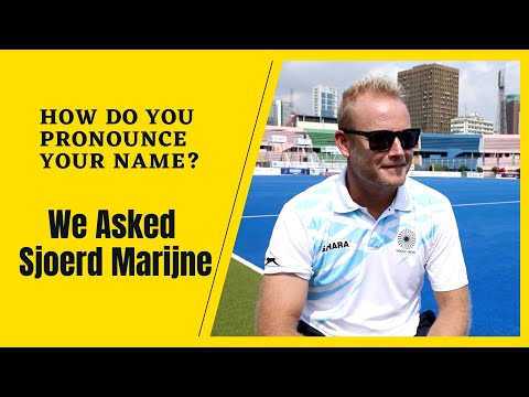 How do you Pronounce Your Name? We Asked Sjoerd Marijne