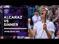 The Story of Carlos Alcaraz vs Jannik Sinner | Wimbledon 2022