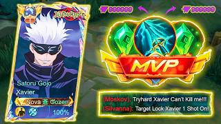 Download lagu TOP GLOBAL XAVIER 95% WINRATE GUIDE 😱🔥 | ONE SHOT TRICKS   BEST ROTATION | MLBB mp3