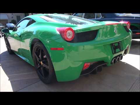Thumbnail for GREEN Painted Ferrari 458 Italia! by Ferrari, Car, Ferrari 458, Ferrari 458 Italia
