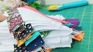 🩷"My Favorite Quilt pattern Ever (and why you'll love it too)" Scraps fabrics Quilt
