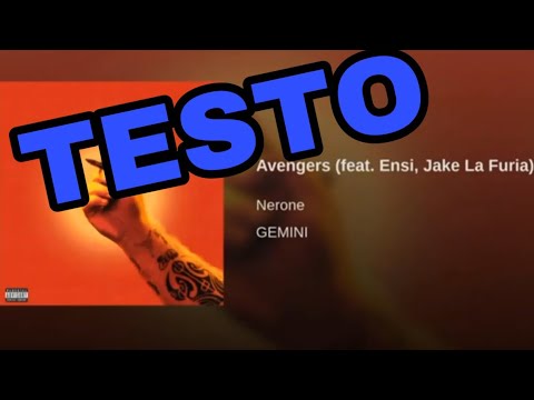 Nerone-Avengers (feat.ensi, jake la furia)+TESTO NEI COMMENTI
