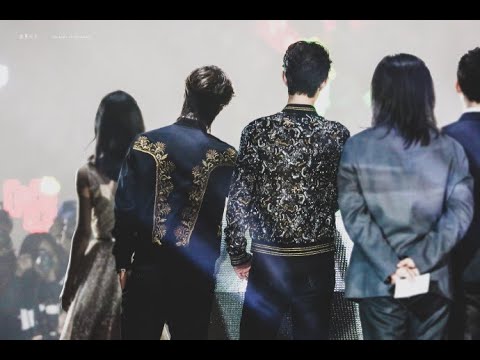 [191228] [Fancam] Wang Yibo ♡ Xiao Zhan - Tencent Video All Star Awards 2019