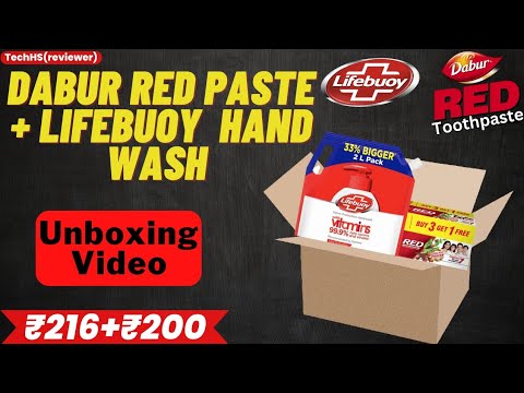 The Ultimate Hygiene Experience: Lifebuoy Handwash and Dabur Red Paste Unboxing! 💥✨🤩🤩