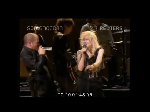 Courtney Love and Gavin Friday Live
