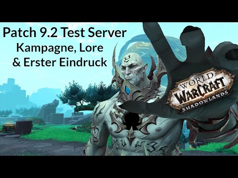 WoW Patch 9.2 PTR Livestream Gameplay | Loretalk, Kampagne und Zereth Mortis | World of Warcraft