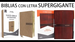 BIBLIAS DE LUJO Letra Super Gigante en dos hermosos diferentes modelos | #BookReview por Rubén RuYs