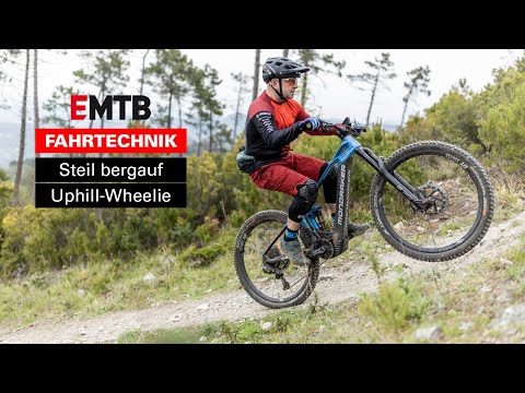 How to: EMTB-Uphill-Fahrtechnik #3 / Steiler Bergauf-Trail & Uphill-Wheelie