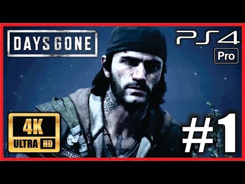 DAYS GONE 100% Walkthrough Part 1 PS4 PRO 4K Ultra HD Gameplay "HE'S MY BROTHER" - No Commentary