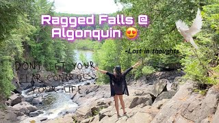 Hiking then Swim @ Ragged Falls - Algonquin Park :)