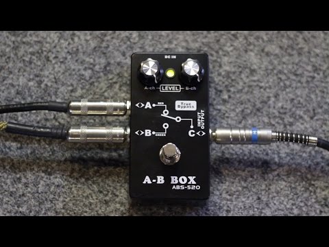 ARTIST ABS520 GUITAR A-B BOX PEDAL Line Splitter