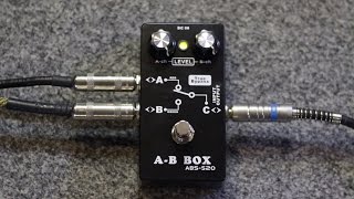 ARTIST ABS520 GUITAR A-B BOX PEDAL Line Splitter
