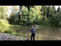 Riku Is Speycasting With CND Black Spey 12 6 5 6 7 Fly Rod