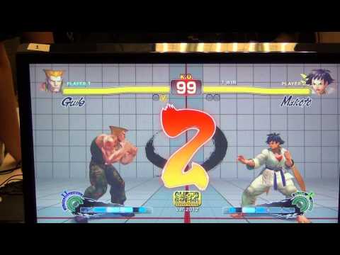 EVO 2013 SSFIV AE: Quarter Finals - VxG EMP Dieminion (Guile) vs Misse (Makoto)