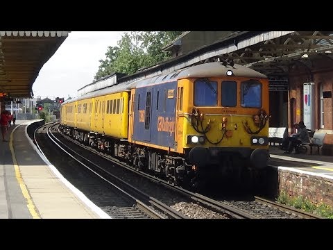 73962 'Dick Mabbutt' + 73961 'Alison' Test Train @ Basingstoke - 1/08/18