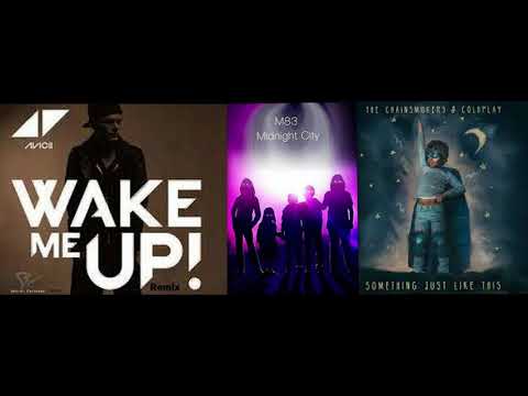 M83/Avicii/The Chainsmokers,Coldplay -Midnight City/Wake Me Up/Something Just Like This (GAΣ mashup)