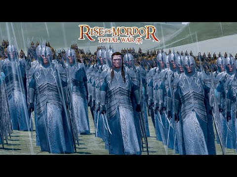 Rise Of Mordor - Kingdom Of Lindon Army VS Dunland Warriors - Lord Of The Rings - Cinematic Battle