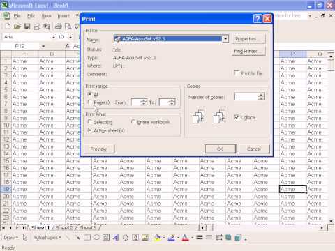 How to Use File Menu Part 02 Excel 2003