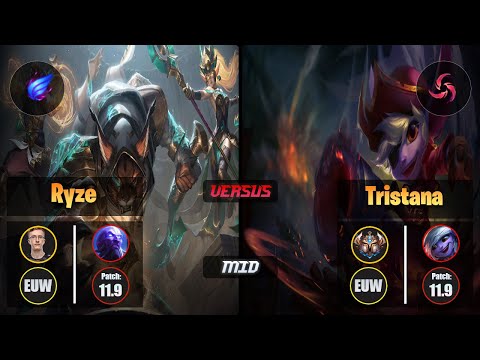MagiFelix RYZE (Mid) [Phase Rush] VS TRISTANA - Challenger EUW Patch 11.9