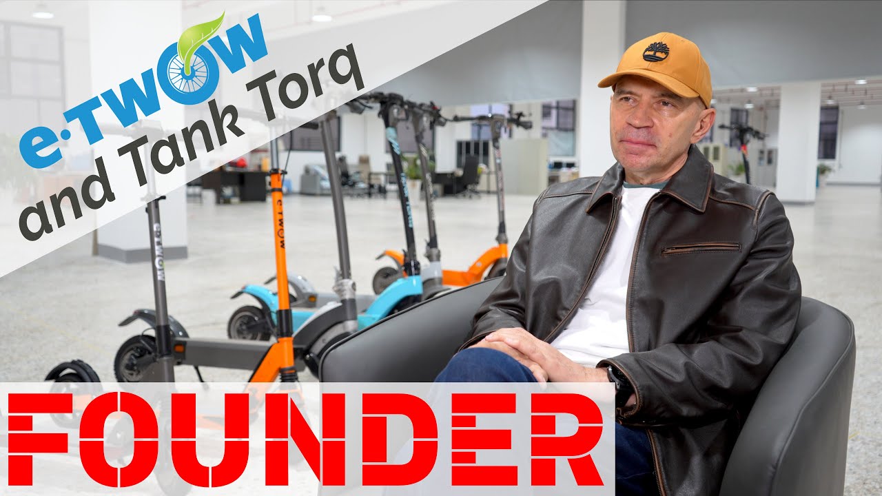 Founder of E-twow a Tank Torq brands: Biggest advantage of electric scooters? Independence