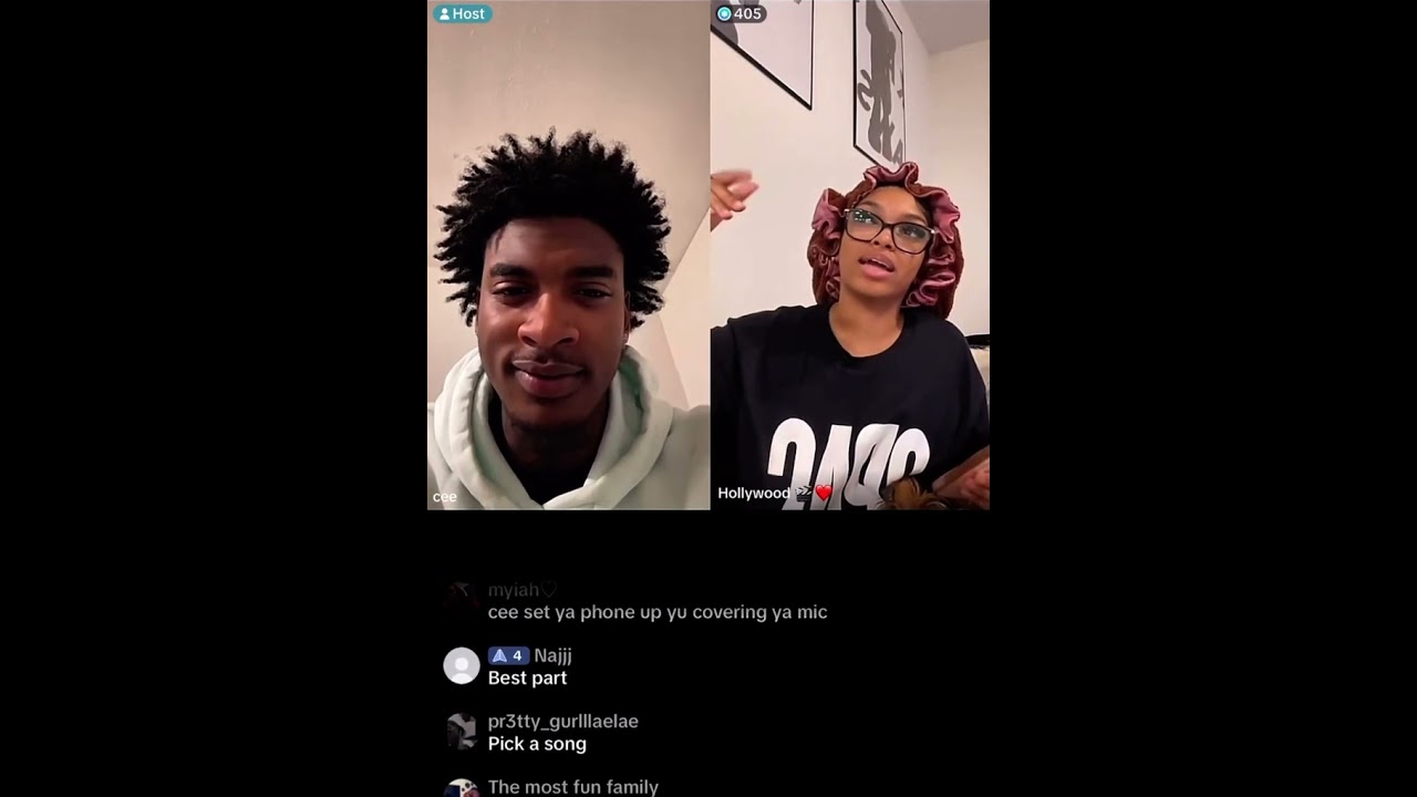 Benet and Cee singing on live!
