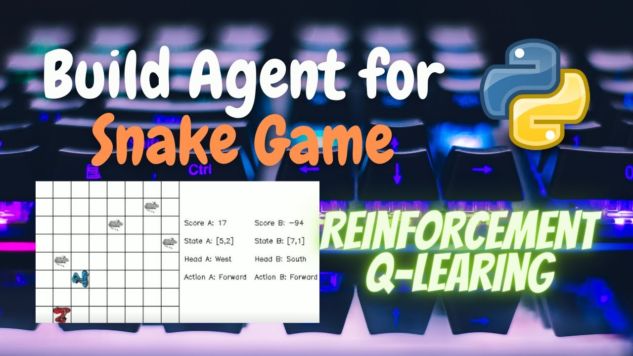 Building AI Bot for Snake Game with Custom Environment | Reinforcement Q-Learning | Python