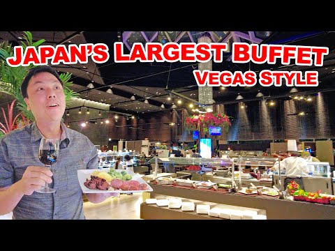 O maior buffet do Japão | O melhor buffet 5 estrelas estilo Vegas de Tóquio e ótimo valor.