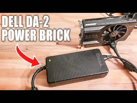 Budget eGPU with 20$ Dell 220W silent power brick guide