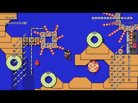 Aguas Agravadas [HSSS 3-2] by Pinktops - Super Mario Maker 2 - No Commentary 1bw