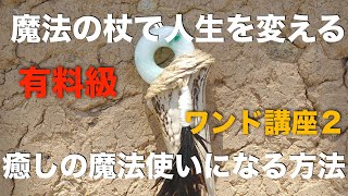 魔法の杖(ワンド)を使ったヒーリング方法を伝授します!ワンド講座②ワンドを使ったサトルボディーへのアプローチとエネルギーのリリース